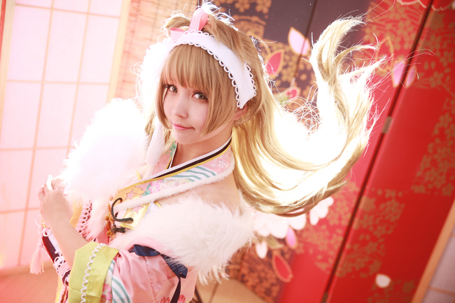 [cosplay]lovelive南小鸟正月和服觉醒[二次元cos]