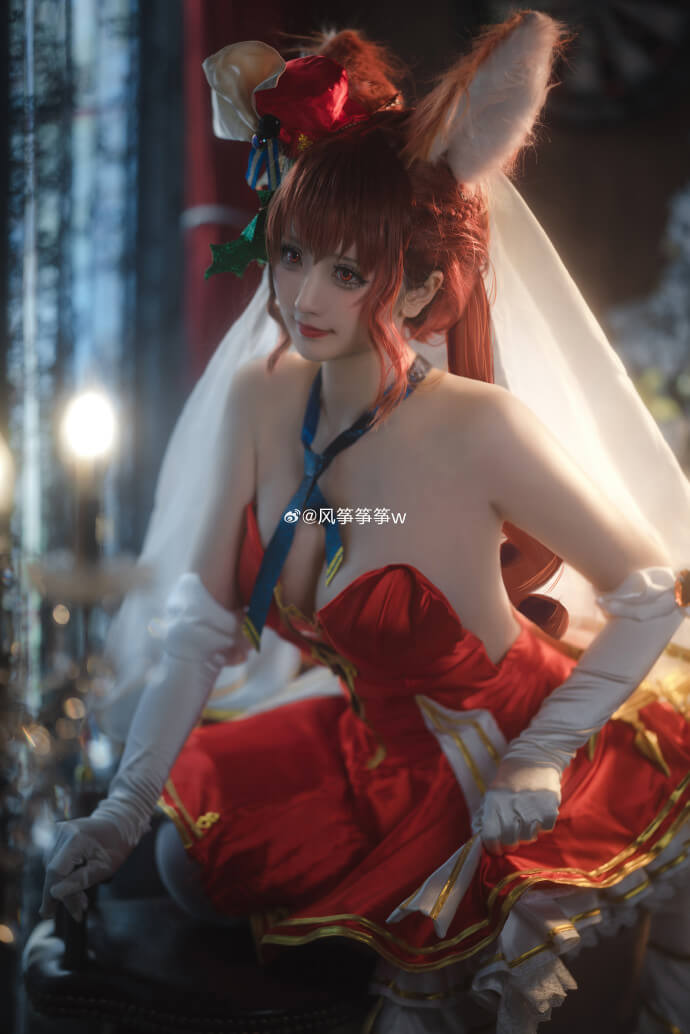 【COS正片】碧蓝幻想安苏莉娅cos 圣诞快乐 cn风筝筝筝w