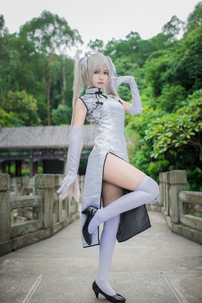 [cosplay]春日野穹白旗袍[二次元cos]