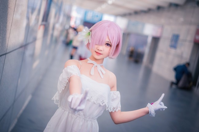 [cosplay]玛修小礼服场照[二次元cos]