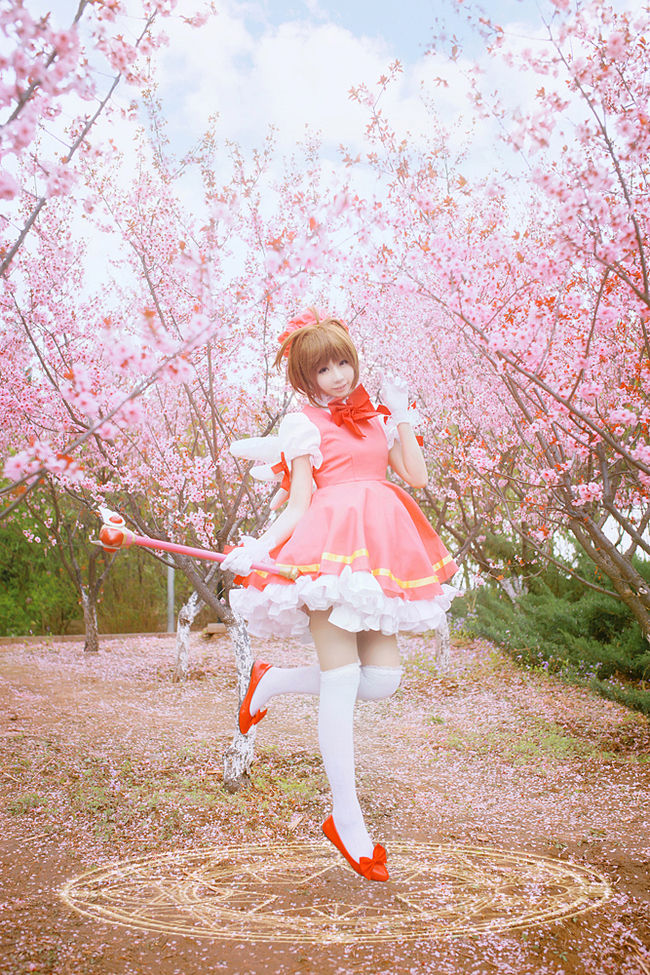 [cosplay]木之本樱战斗服ver.[二次元cos]