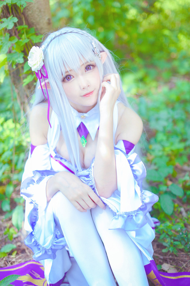 [cosplay]Re.从零开始的异世界生活 艾米莉娅[二次元cos]