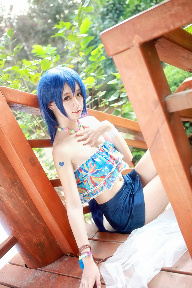 [cosplay]八月泳装觉醒[二次元cos]