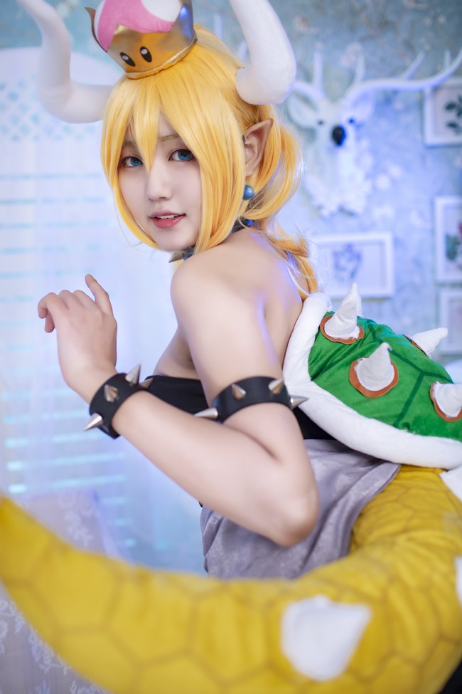 [cosplay]今天爆肝p的库巴姬[二次元cos]