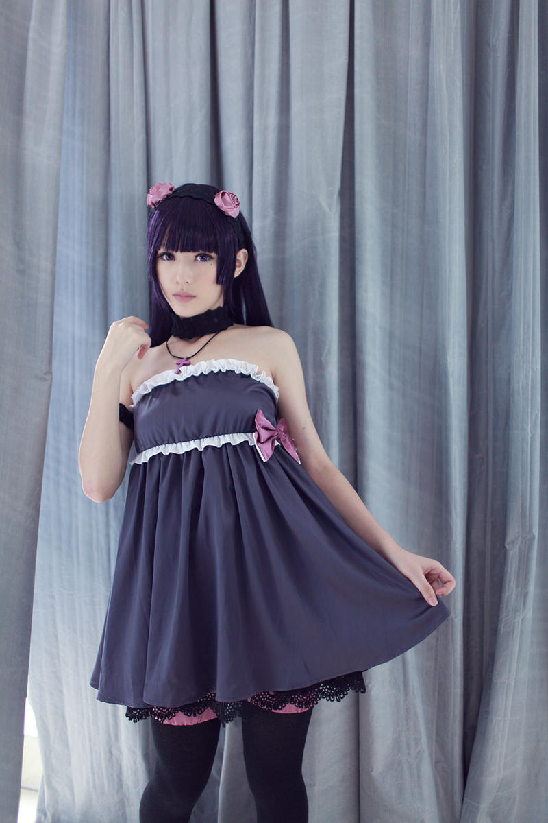 [cosplay]黑猫酱哪有这么性感！《俺妹》五更琉璃COS[二次元cos]
