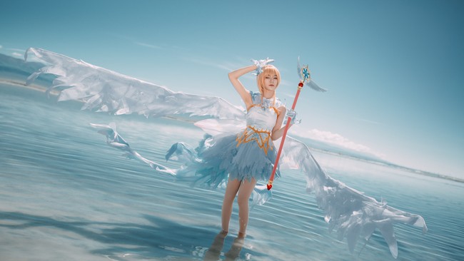 [cosplay]七月 茶卡盐湖 旅拍[二次元cos]