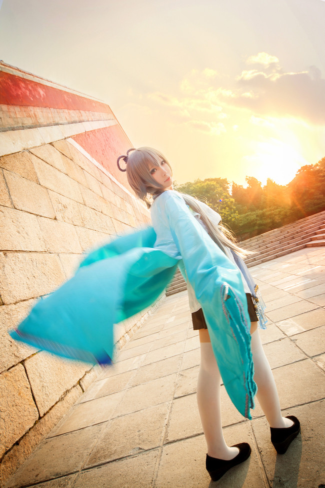 [cosplay]刀剑春秋洛天依&amp;乐正绫[二次元cos]