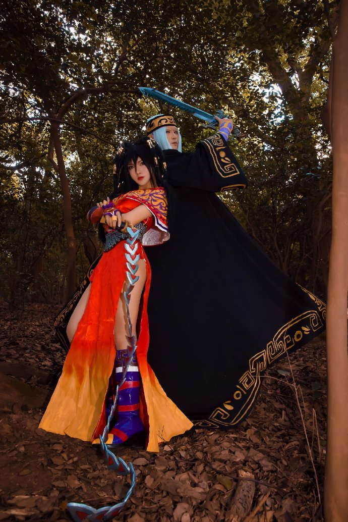 【cos正片】《秦时明月》赤练x卫庄 cosplay欣赏