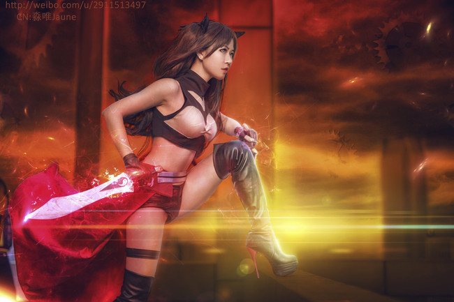[cosplay]Fate/stay night远坂凛双刀[二次元cos]