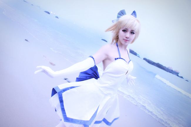 [cosplay]SABER赏蓝百合[二次元cos]