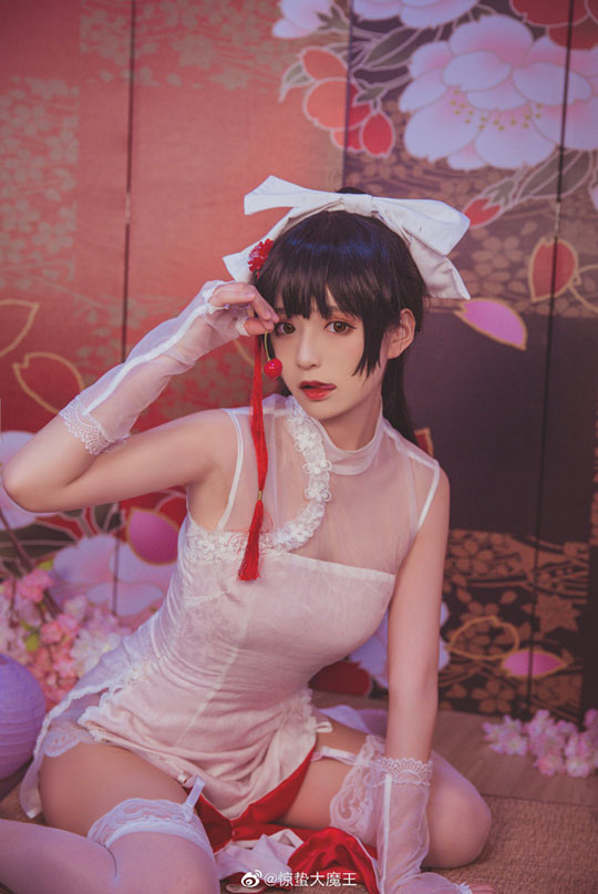 【COS正片】碧蓝航线 高雄·獒cos 旗袍 CN奶文文