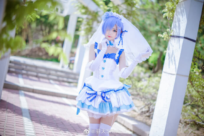 [cosplay]从零开始蕾姆花嫁cos